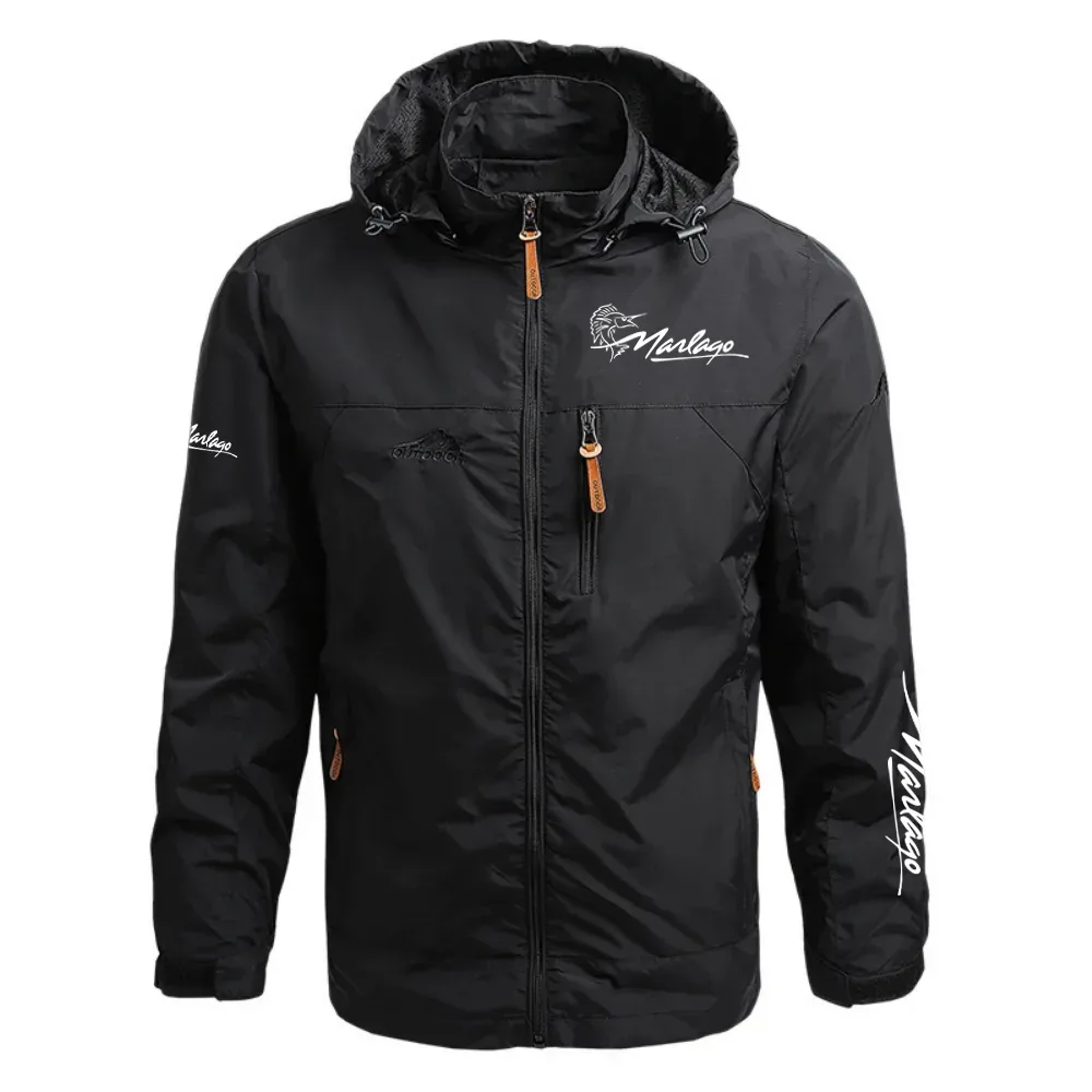 Marlago Exclusive Logo Waterproof Outdoor Jacket Detachable Hood TTFSWOJ2510MGZ – Marlago Jacket