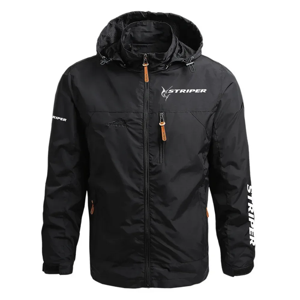 Striper Exclusive Logo Waterproof Outdoor Jacket Detachable Hood TTFSWOJ2510SPEZ – Striper Jacket