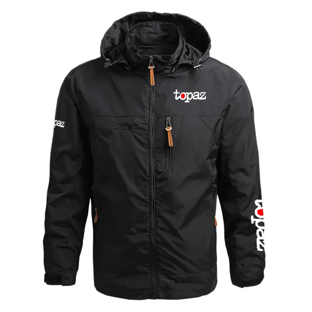Topaz Exclusive Logo Waterproof Outdoor Jacket Detachable Hood TTFSWOJ2510TPZ – Topaz Jacket