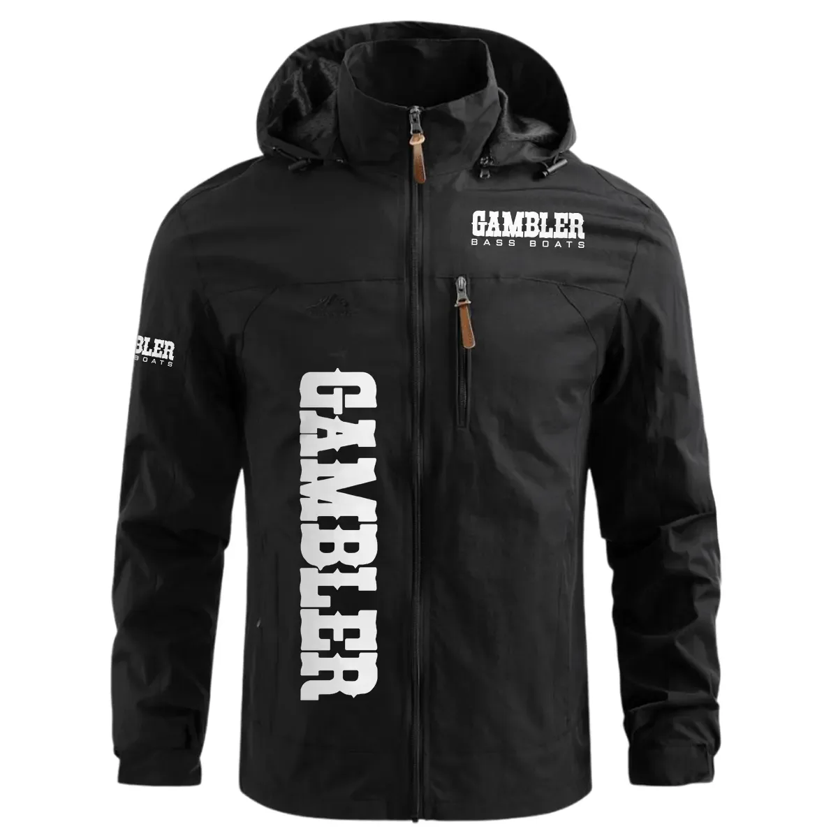 Gambler Exclusive Logo Waterproof Windbreaker Jacket Detachable Hood TTFSWOJN2510GBZ – Gambler Jacket