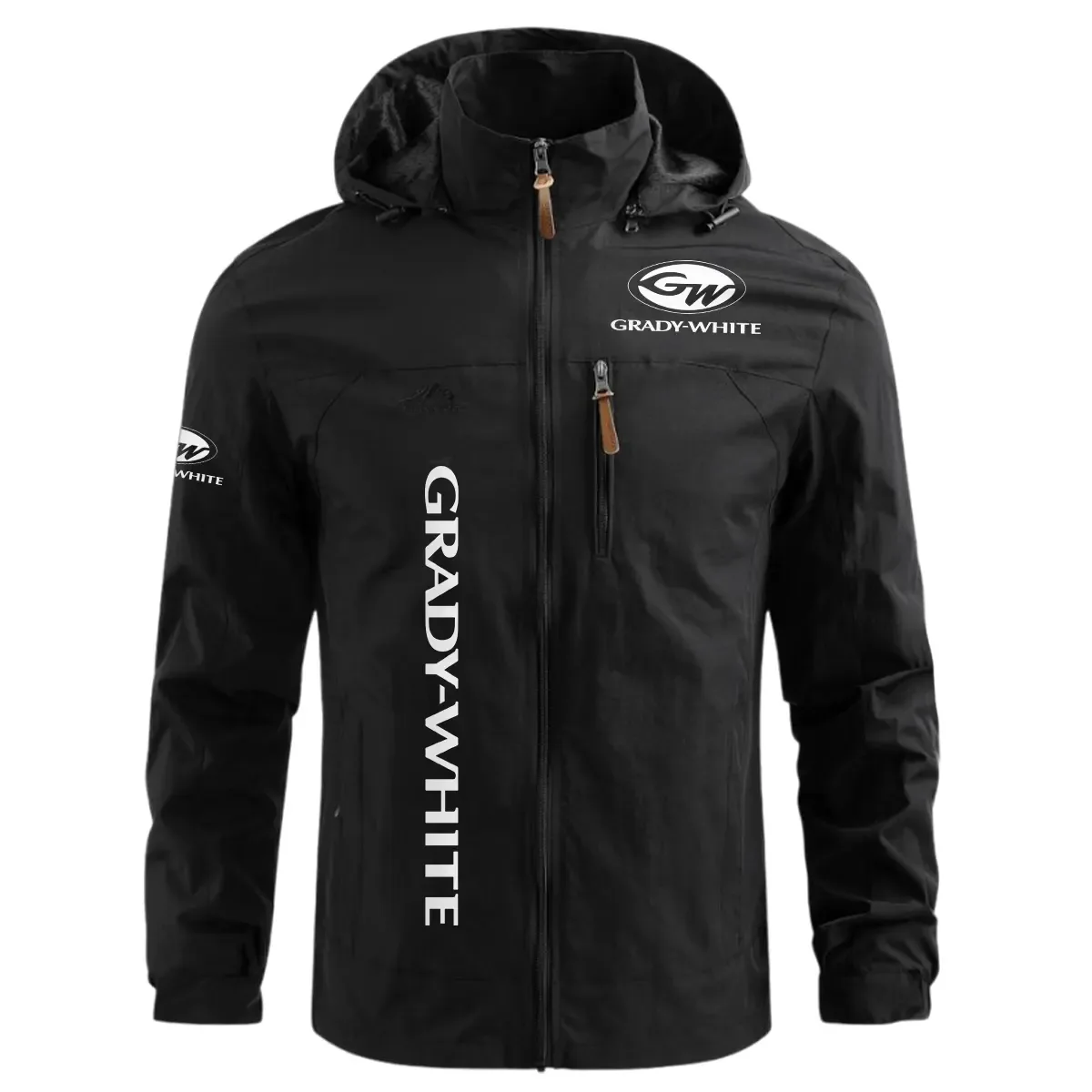 Grady-White Exclusive Logo Waterproof Windbreaker Jacket Detachable Hood TTFSWOJN2510GWZ – Grady-White Jacket