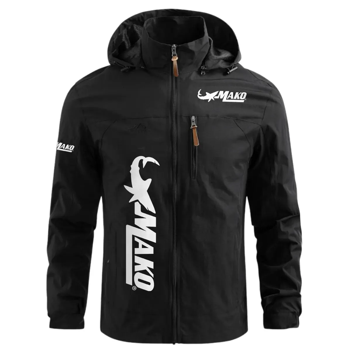 Mako Exclusive Logo Waterproof Windbreaker Jacket Detachable Hood TTFSWOJN2510MAZ – Mako Jacket