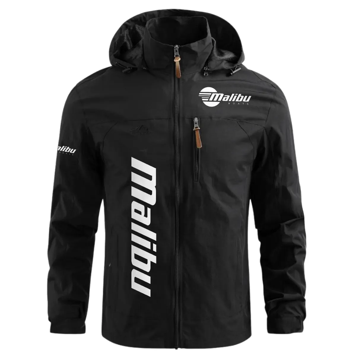 Malibu Exclusive Logo Waterproof Windbreaker Jacket Detachable Hood TTFSWOJN2510MLZ – Malibu Jacket
