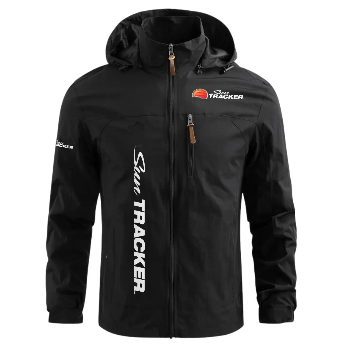 Suntracker Exclusive Logo Waterproof Windbreaker Jacket Detachable Hood TTFSWOJN2510SBZ – Suntracker Jacket