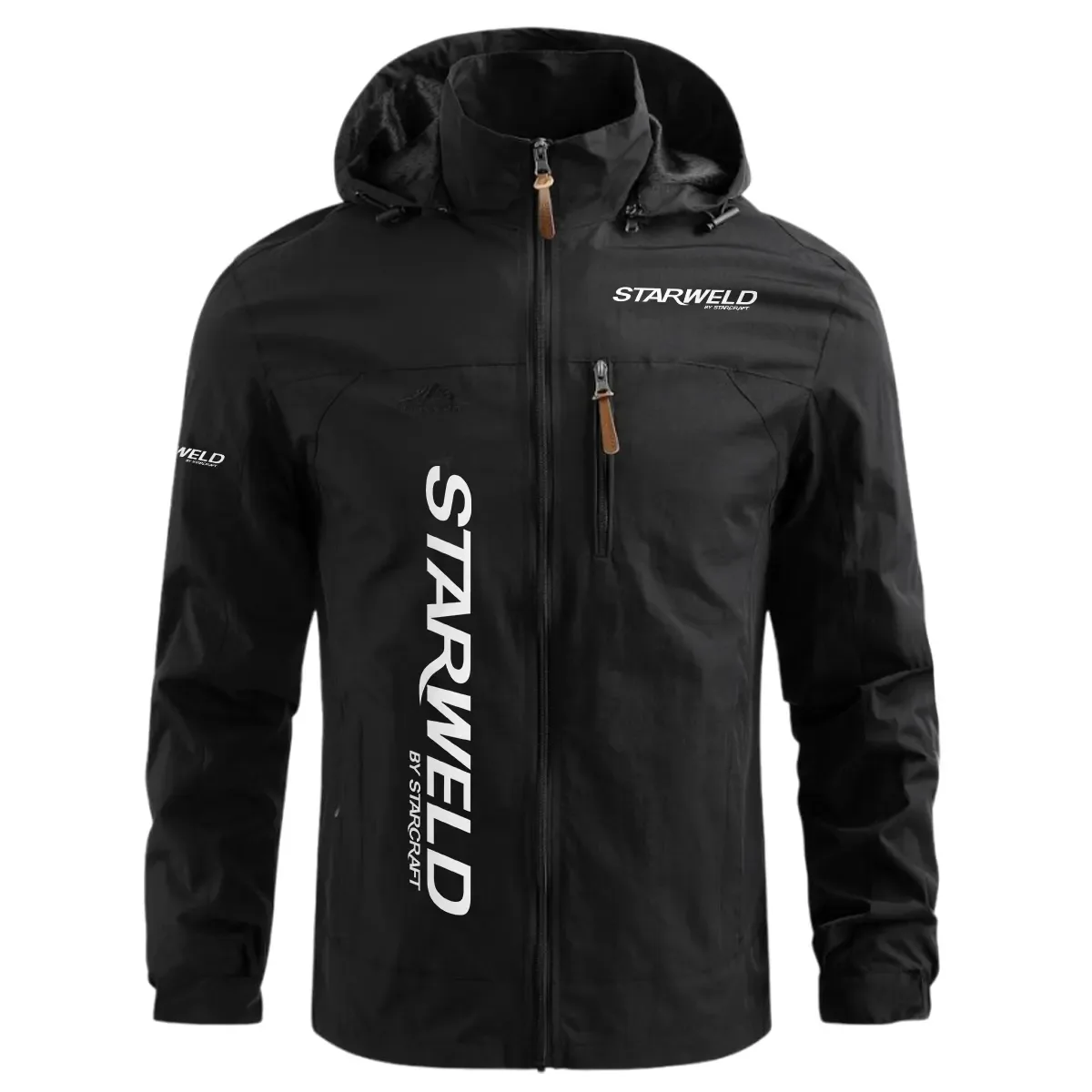 Starweld Exclusive Logo Waterproof Windbreaker Jacket Detachable Hood TTFSWOJN2510SWZ – Starweld Jacket Starweld Exclusive Logo Waterproof Windbreaker Jacket Detachable Hood TTFSWOJN2510SWZ – Starweld Jacket