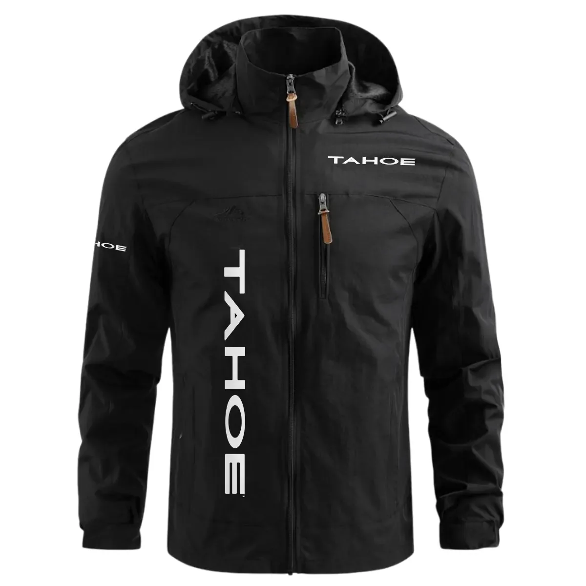 Tahoe Exclusive Logo Waterproof Windbreaker Jacket Detachable Hood TTFSWOJN2510TAZ – Tahoe Jacket