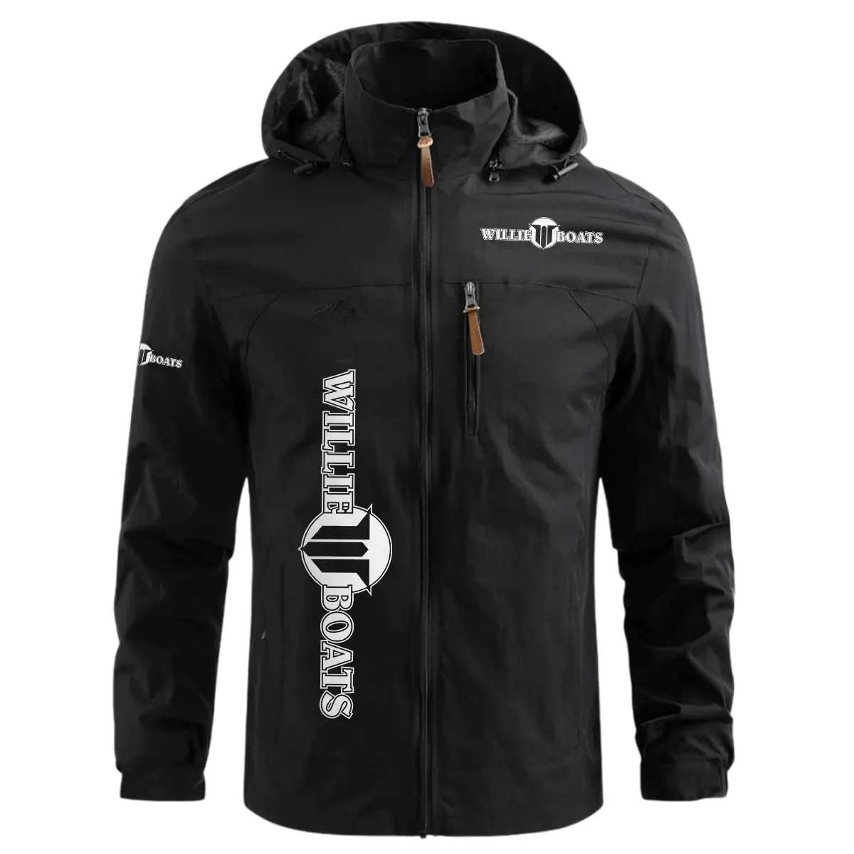 Willie Exclusive Logo Waterproof Windbreaker Jacket Detachable Hood TTFSWOJN2510WIZ – Willie Jacket Willie Exclusive Logo Waterproof Windbreaker Jacket Detachable Hood TTFSWOJN2510WIZ – Willie Jacket