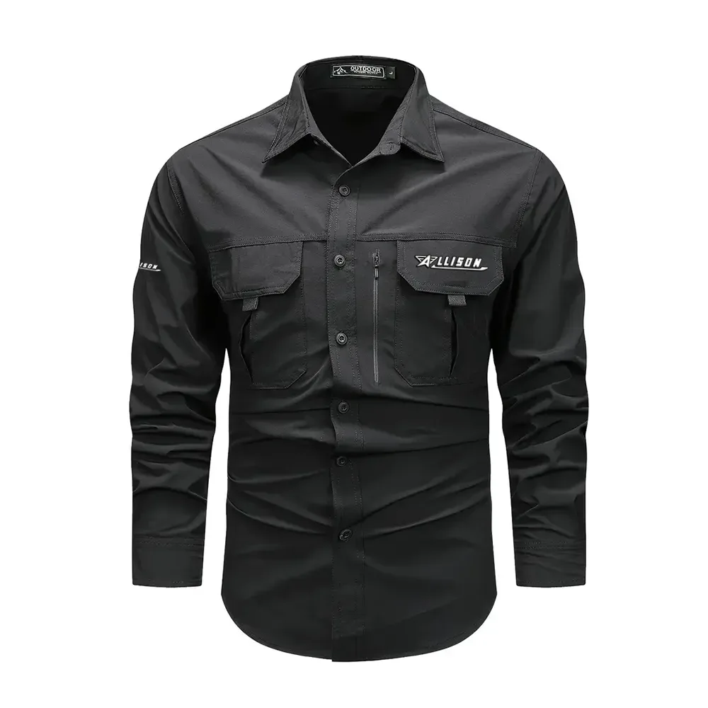 Allison Exclusive Logo Long-Sleeved Shirt HCPDLS075ALZ – Allison Gift