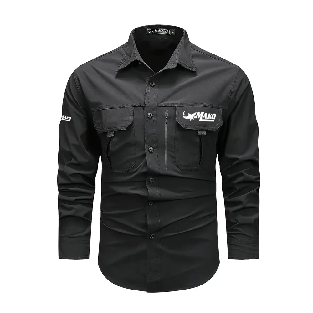 Mako Exclusive Logo Long-Sleeved Shirt HCPDLS075MAZ – Mako Gift Mako Exclusive Logo Long-Sleeved Shirt HCPDLS075MAZ – Mako Gift