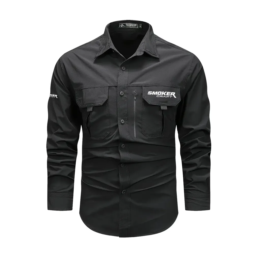 Smoker Craft Exclusive Logo Long-Sleeved Shirt HCPDLS075SMZ – Smoker Craft Shirt Smoker Craft Exclusive Logo Long-Sleeved Shirt HCPDLS075SMZ – Smoker Craft Shirt