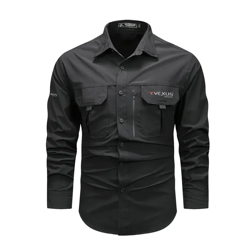 Vexus Exclusive Logo Long-Sleeved Shirt HCPDLS075VBZ – Vexus Gift