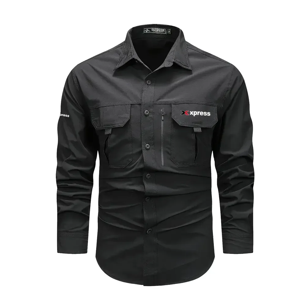 Xpress Exclusive Logo Long-Sleeved Shirt HCPDLS075XBZ – Xpress Gift