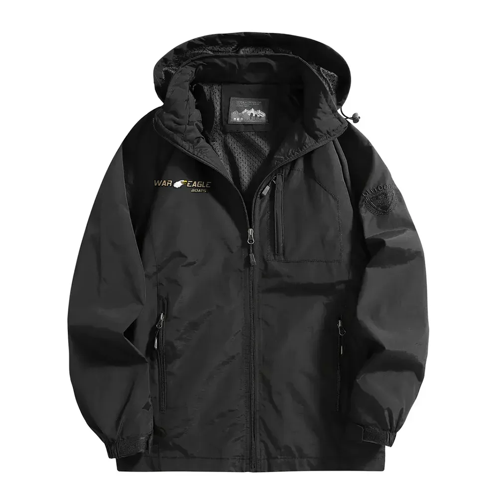 War Eagle Exclusive Logo Soft-Shell Jacket Detachable Hood HCPDSSJ75WEZ – War Eagle Gift
