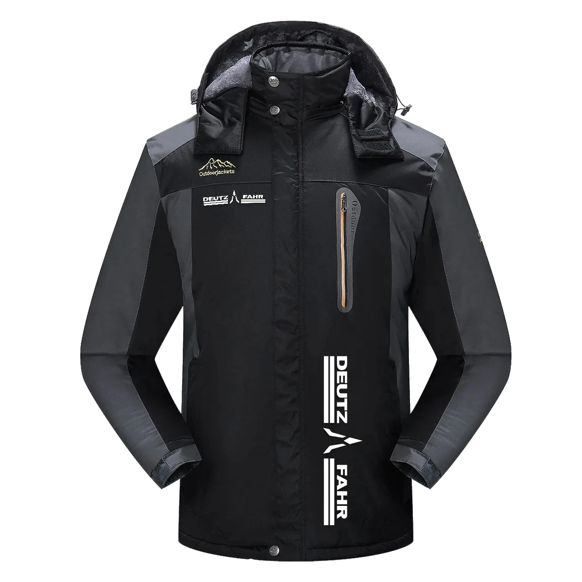 Deutz-Fahr Exclusive Logo Detachable Hood Fleece Jacket OUFADFJ0611DFZ – Deutz-Fahr Jacket