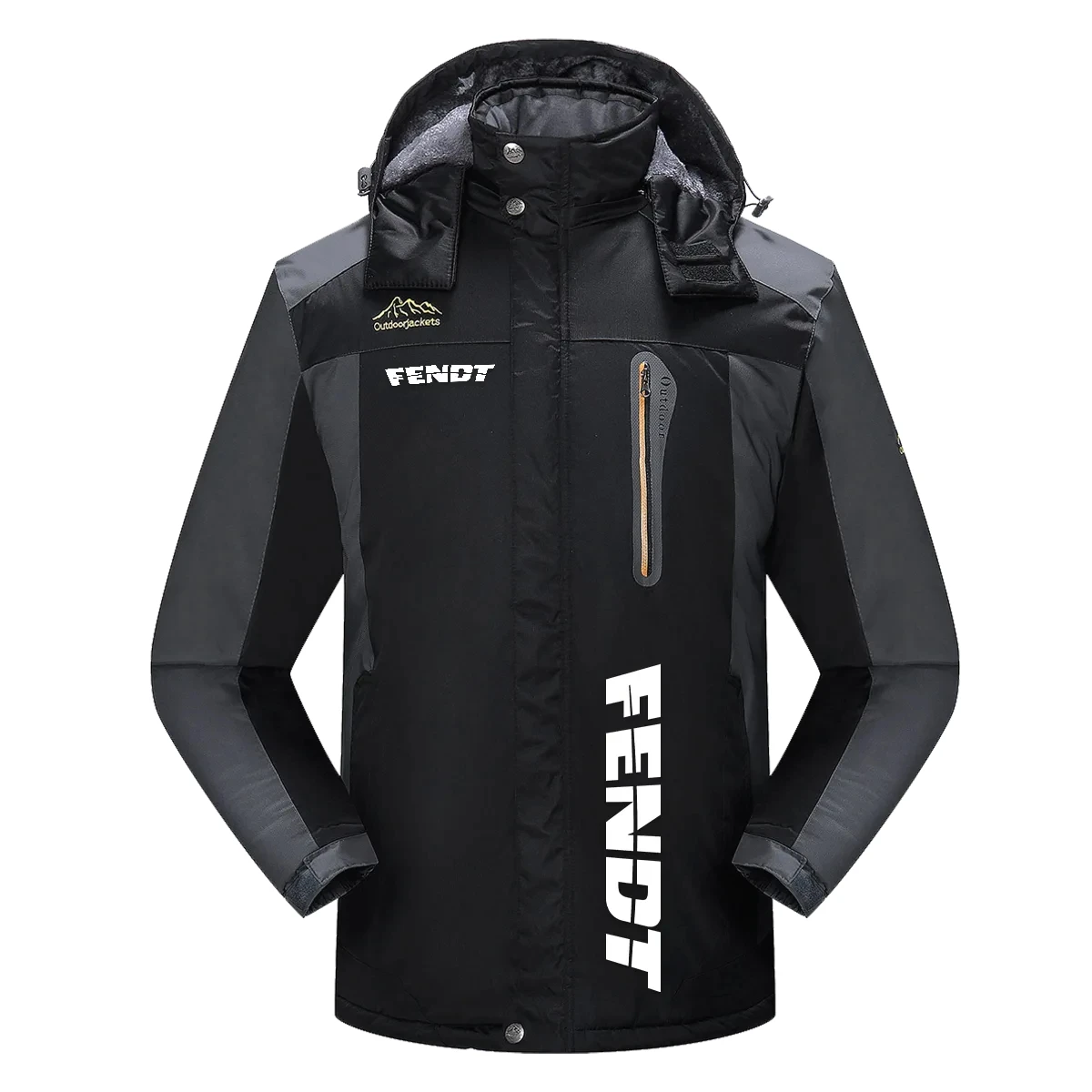 Fendt Exclusive Logo Detachable Hood Fleece Jacket OUFADFJ0611FEZ – Fendt Jacket