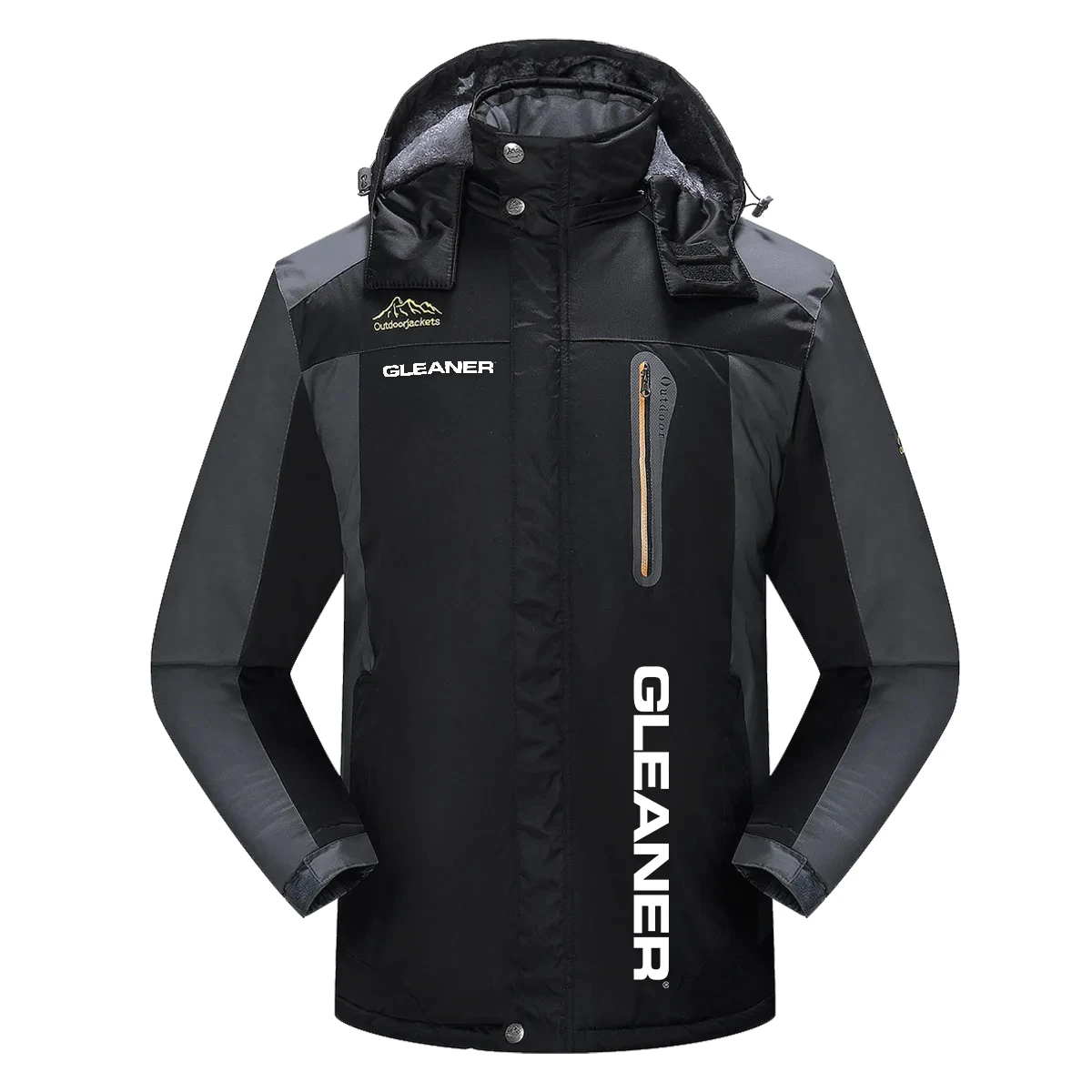 Gleaner Exclusive Logo Detachable Hood Fleece Jacket OUFADFJ0611GLZ – Gleaner Jacket
