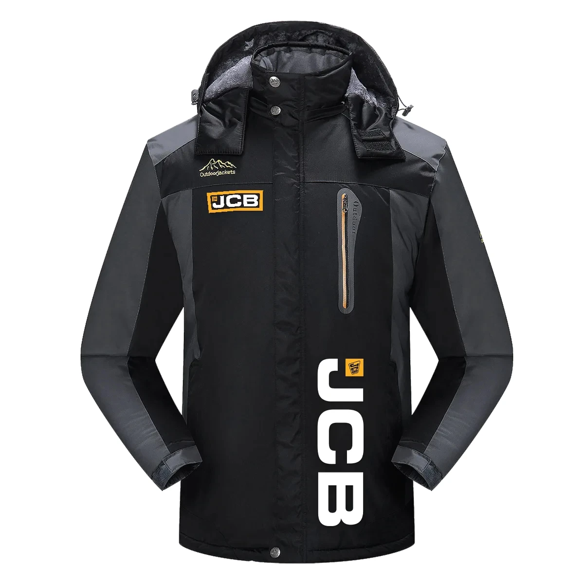 JCB Agriculture Exclusive Logo Detachable Hood Fleece Jacket OUFADFJ0611JAZ – JCB Agriculture Jacket