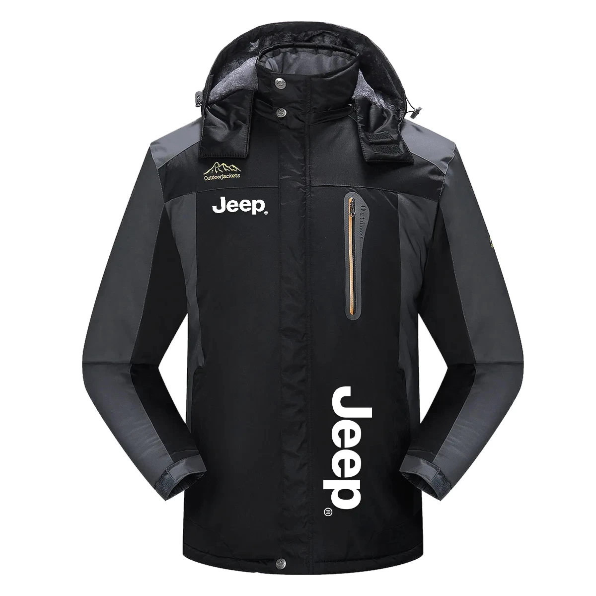 Jeep Exclusive Logo Detachable Hood Fleece Jacket OUFADFJ0611JEZ – Jeep Jacket