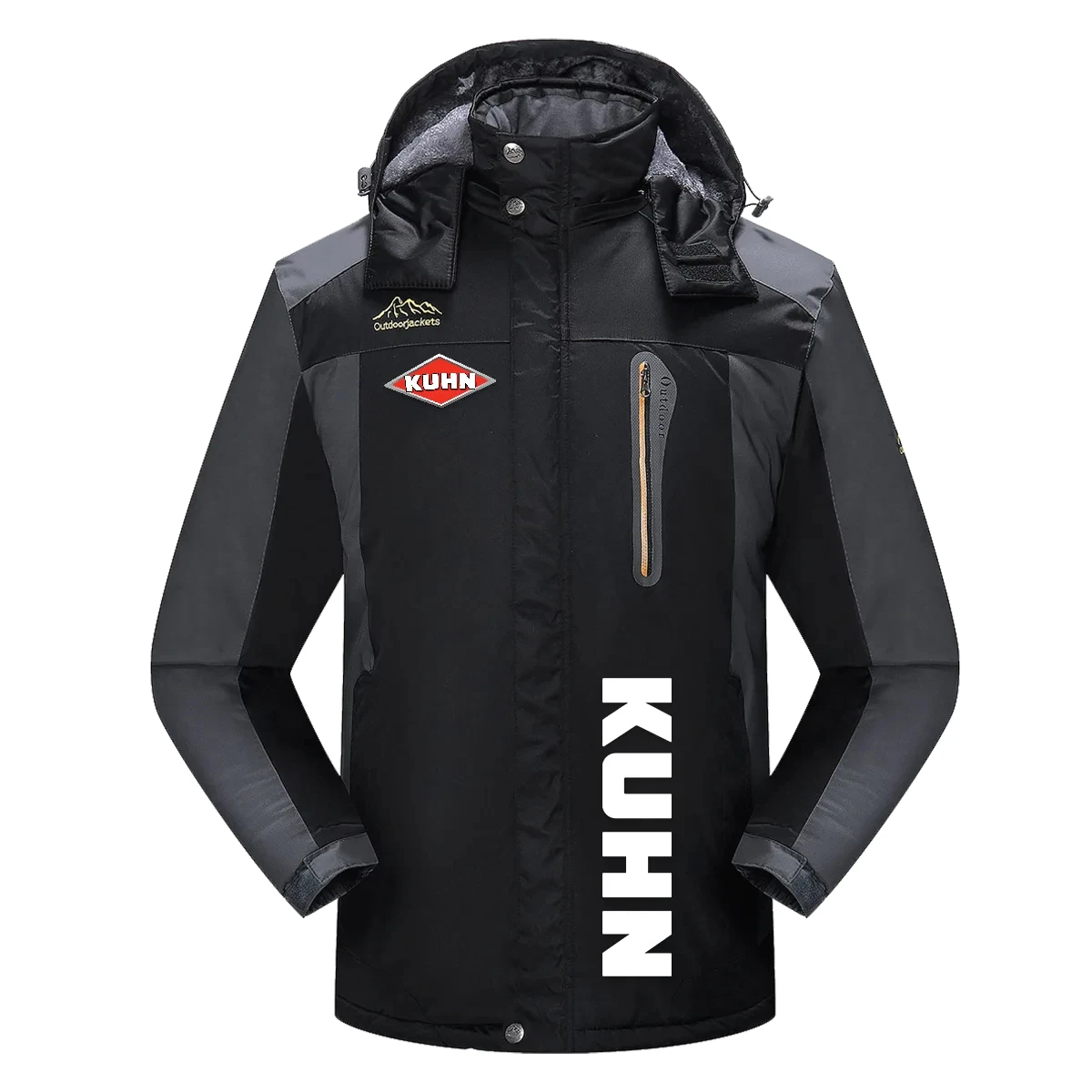 Kuhn Exclusive Logo Detachable Hood Fleece Jacket OUFADFJ0611KNZ – Kuhn Jacket