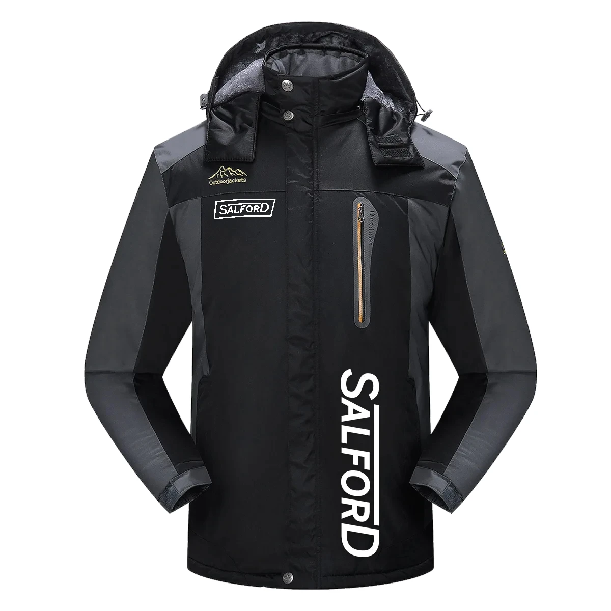 Salford Group Exclusive Logo Detachable Hood Fleece Jacket OUFADFJ0611SGZ – Salford Group Jacket