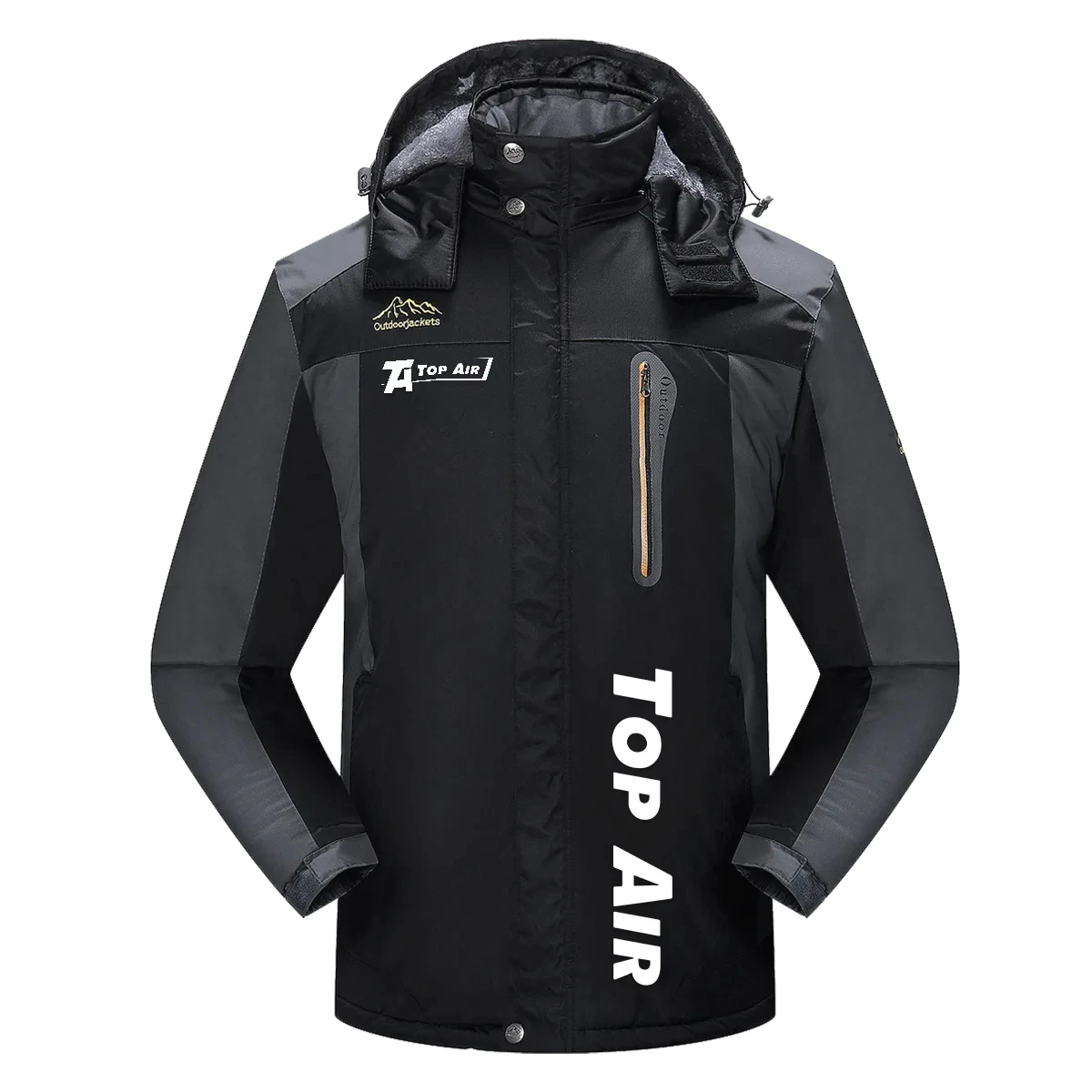 Top Air Exclusive Logo Detachable Hood Fleece Jacket OUFADFJ0611TAZ – Top Air Jacket