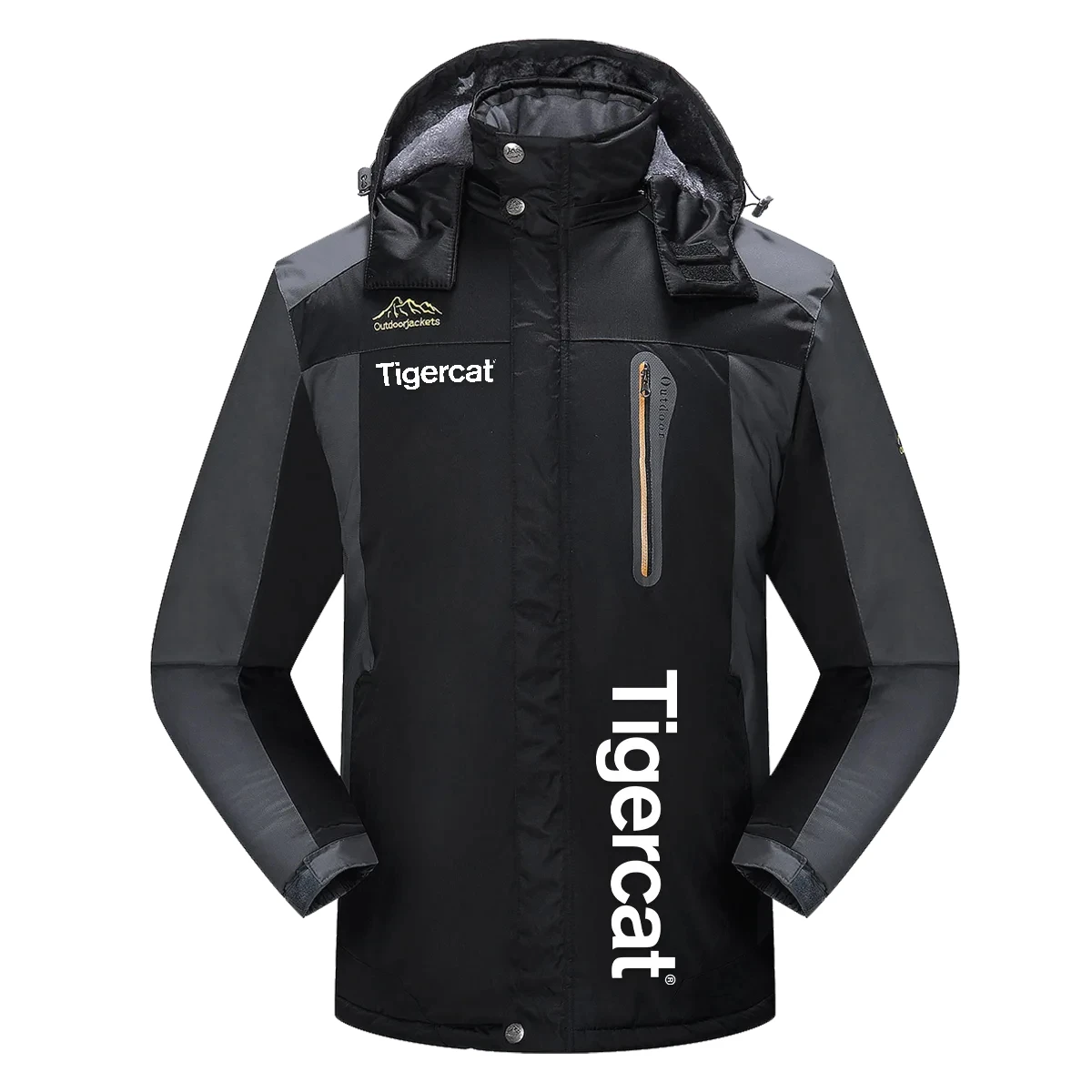 Tigercat Exclusive Logo Detachable Hood Fleece Jacket OUFADFJ0611TRZ – Tigercat Jacket