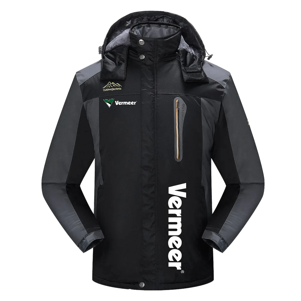 Vermeer Exclusive Logo Detachable Hood Fleece Jacket OUFADFJ0611VMZ – Vermeer Jacket