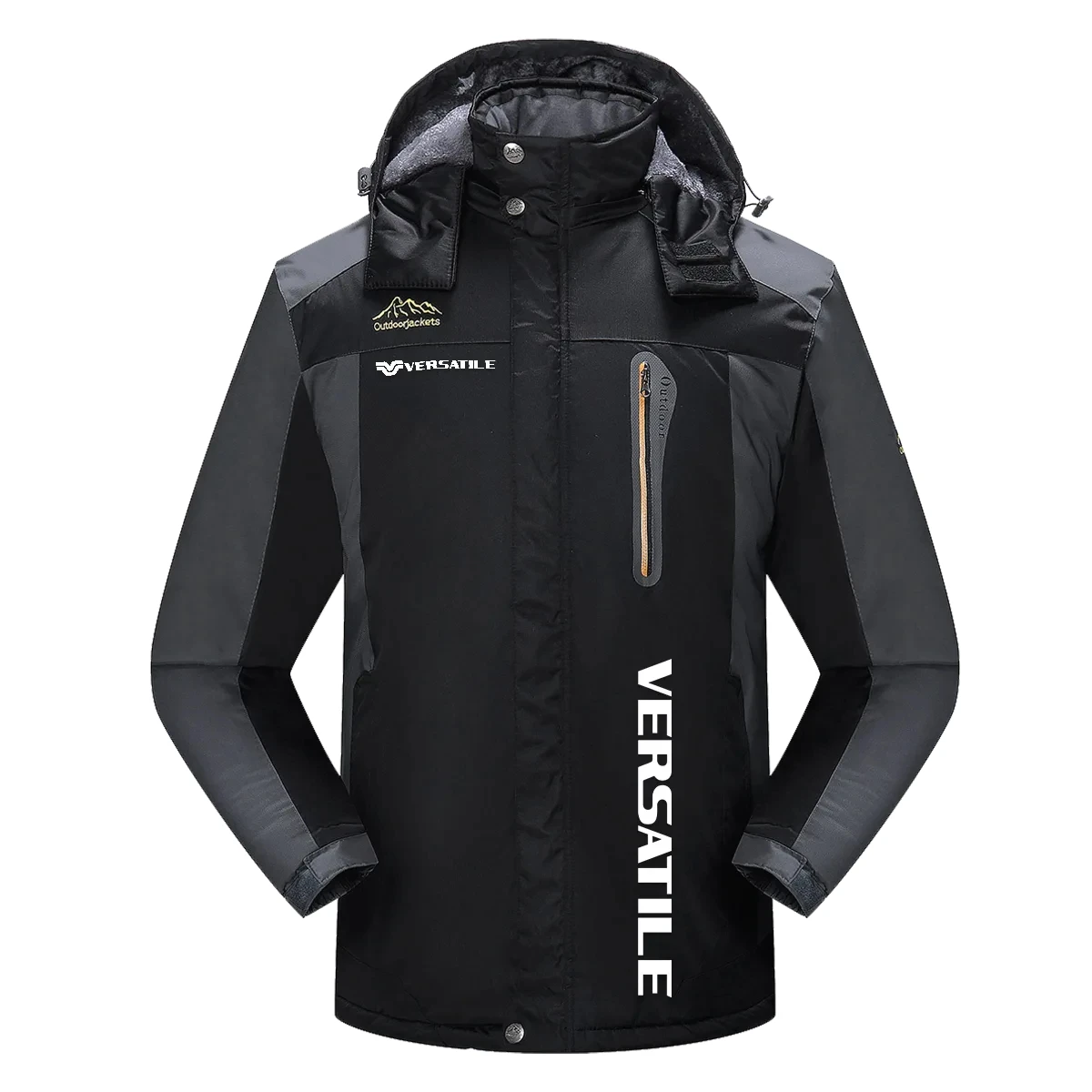 Versatile Exclusive Logo Detachable Hood Fleece Jacket OUFADFJ0611VSZ – Versatile Jacket