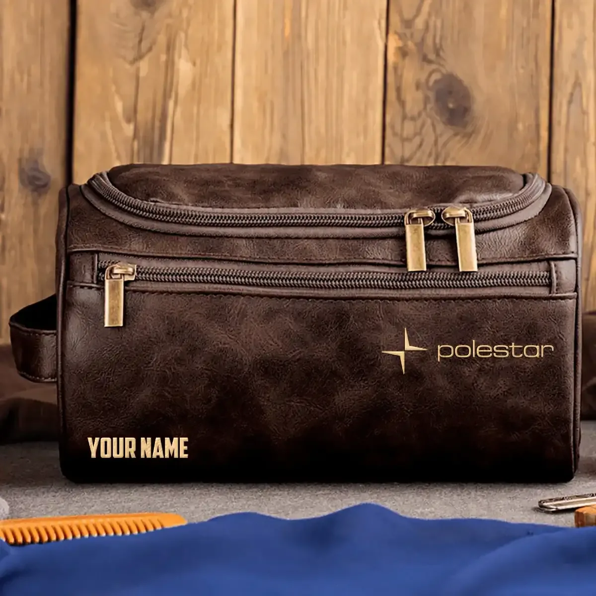 Polestar Exclusive Logo Leather Toiletry Bag OUFALB0819POZ – Polestar Bag