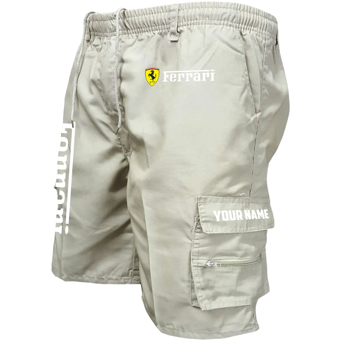 Ferrari Exclusive Logo Workwear Casual Shorts OUFAWCS0819FIZ – Ferrari Shorts