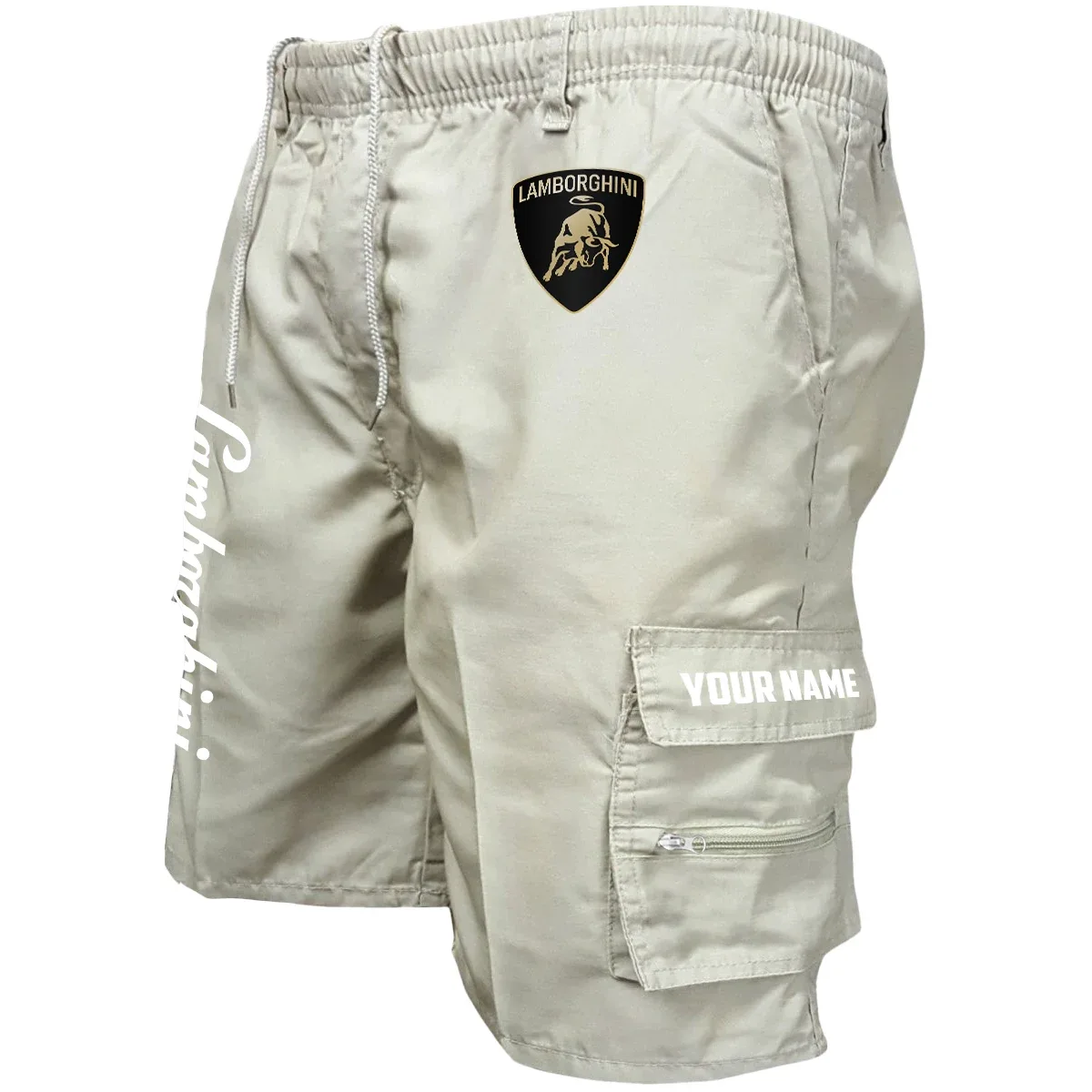 Lamborghini Exclusive Logo Workwear Casual Shorts OUFAWCS0819LBGZ – Lamborghini Shorts