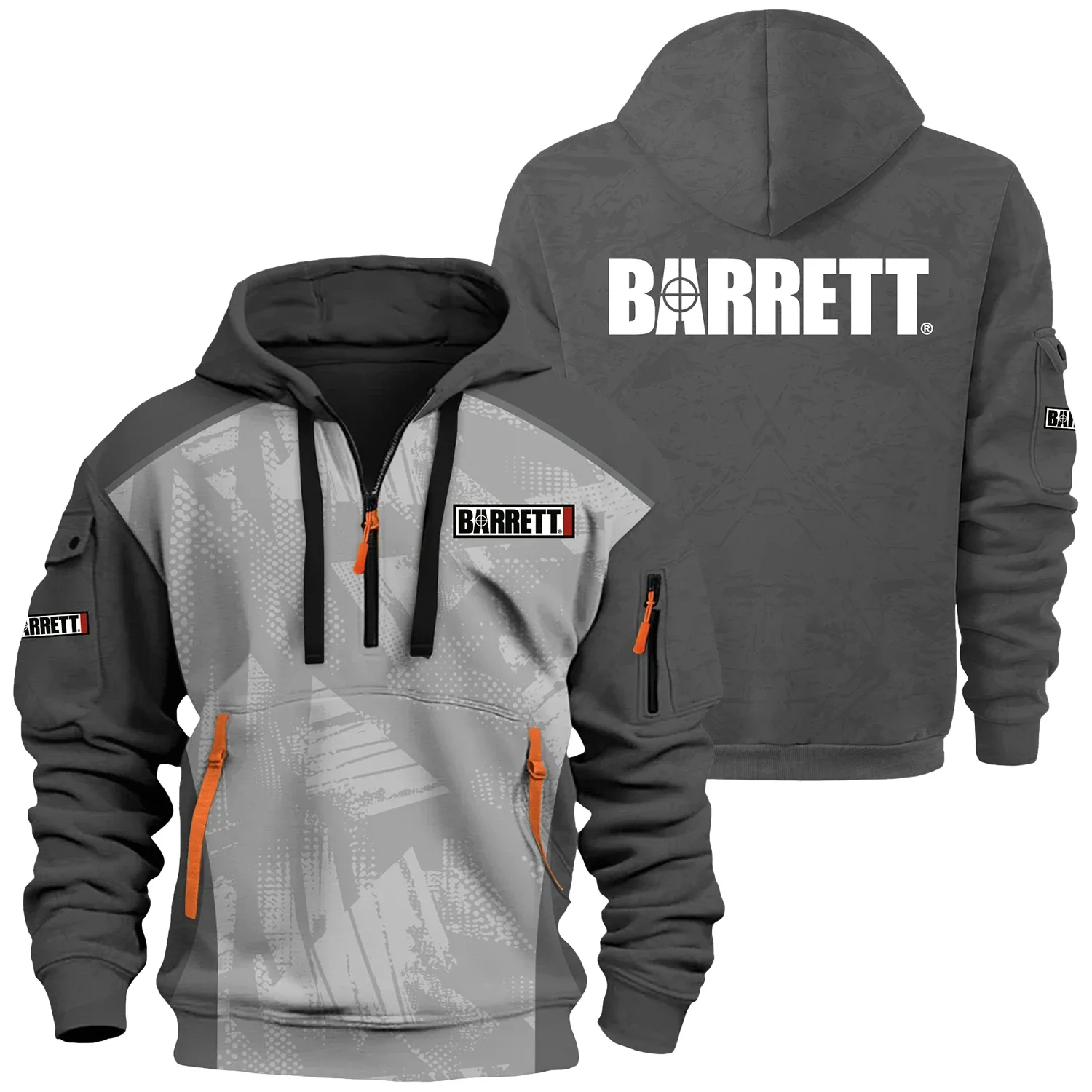 Barrett Exclusive Hoodie Half Zipper OUHU3DHHZ10BTZ – Barrett Hoodie