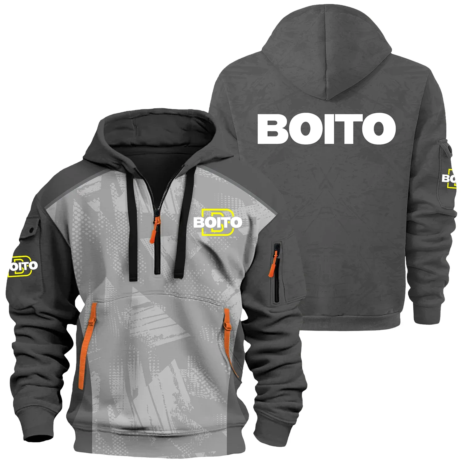 E.R. Amantino Exclusive Hoodie Half Zipper OUHU3DHHZ10ERZ – E.R. Amantino Hoodie