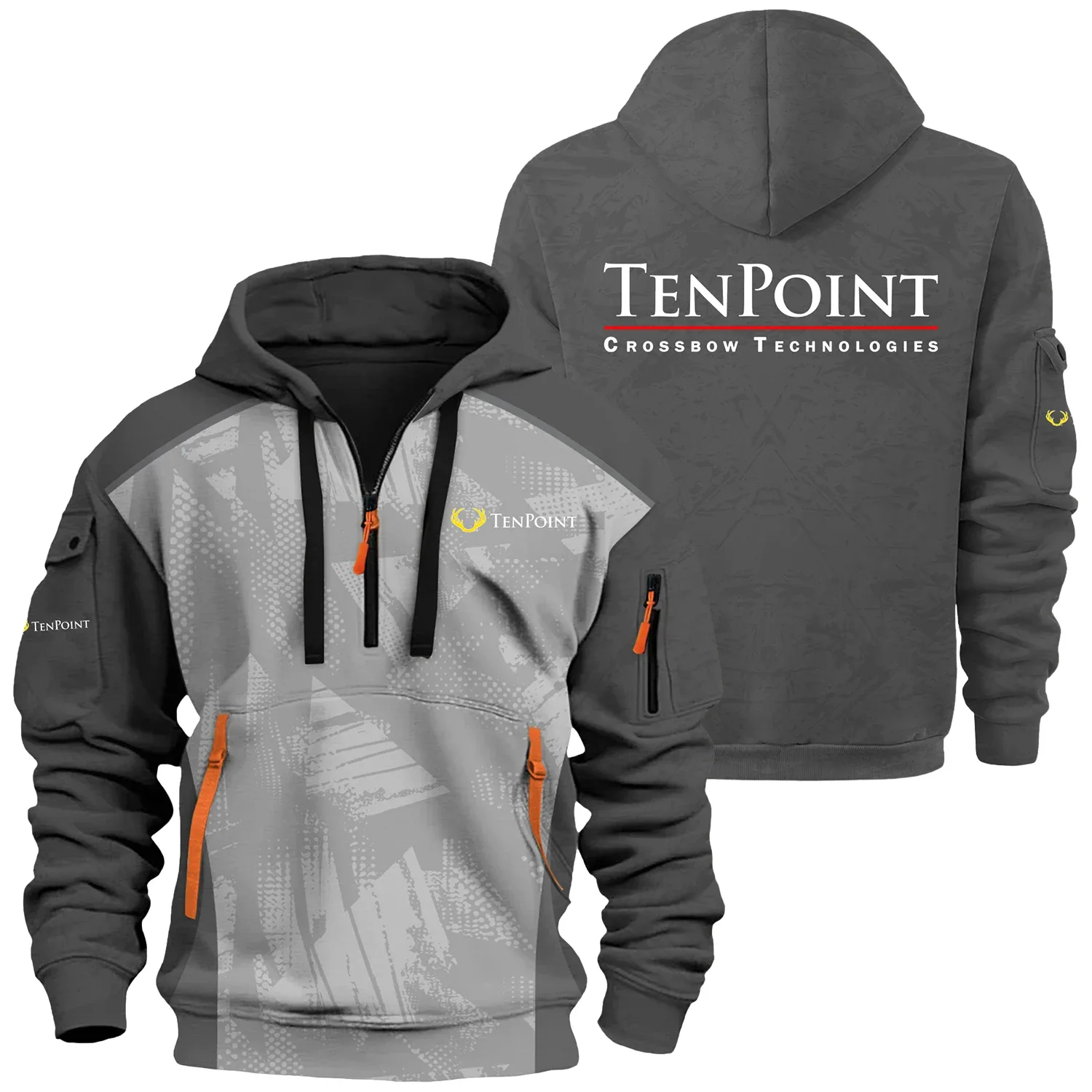 TenPoint Crossbow Exclusive Hoodie Half Zipper OUHU3DHHZ10TPZ – TenPoint Crossbow Hoodie