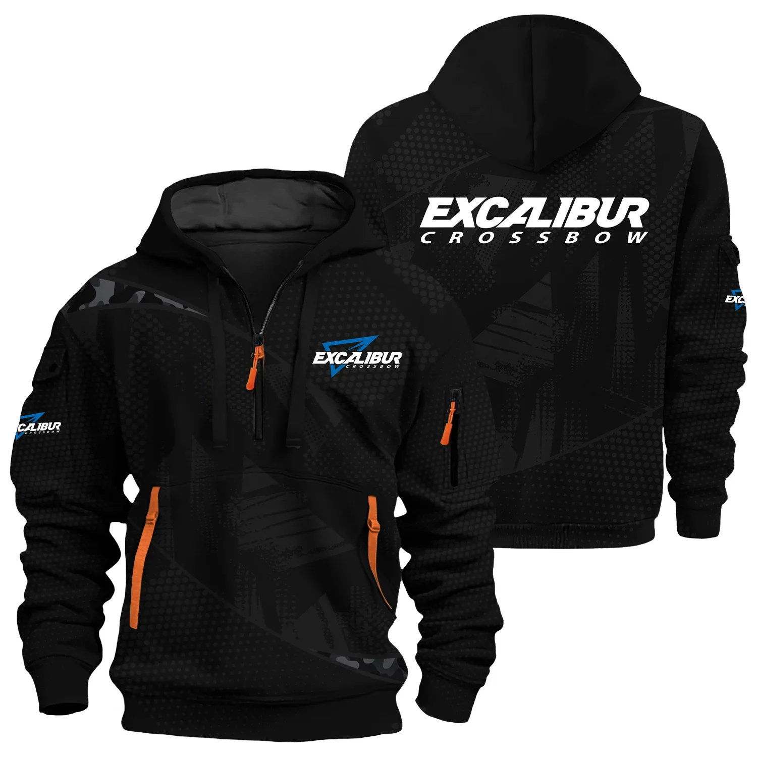 Excalibur Crossbow Exclusive Hoodie Half Zipper OUHU3DHHZ12ECZ – Excalibur Crossbow Hoodie
