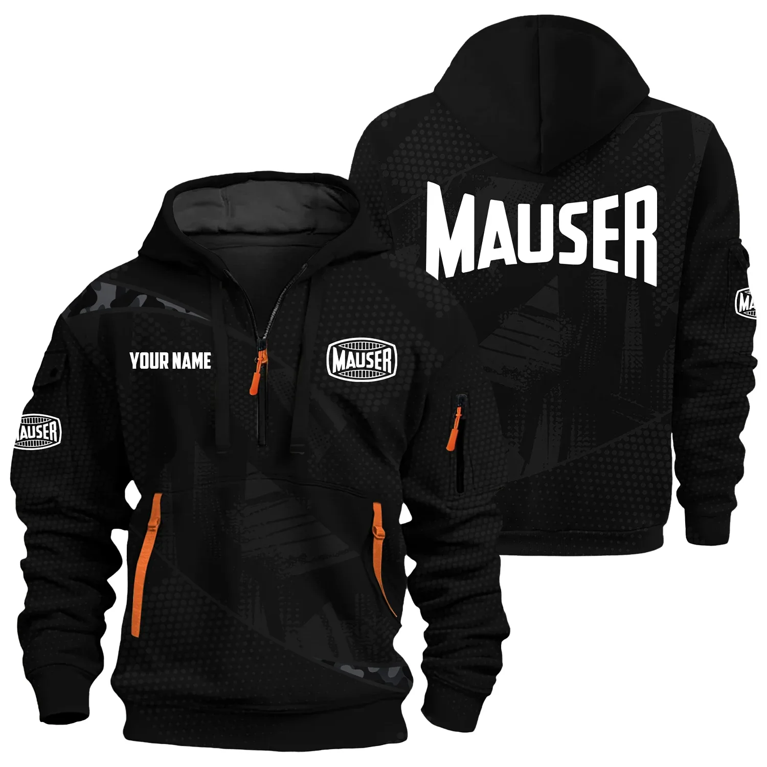 Mauser Exclusive Hoodie Half Zipper OUHU3DHHZ12MSZ – Mauser Hoodie