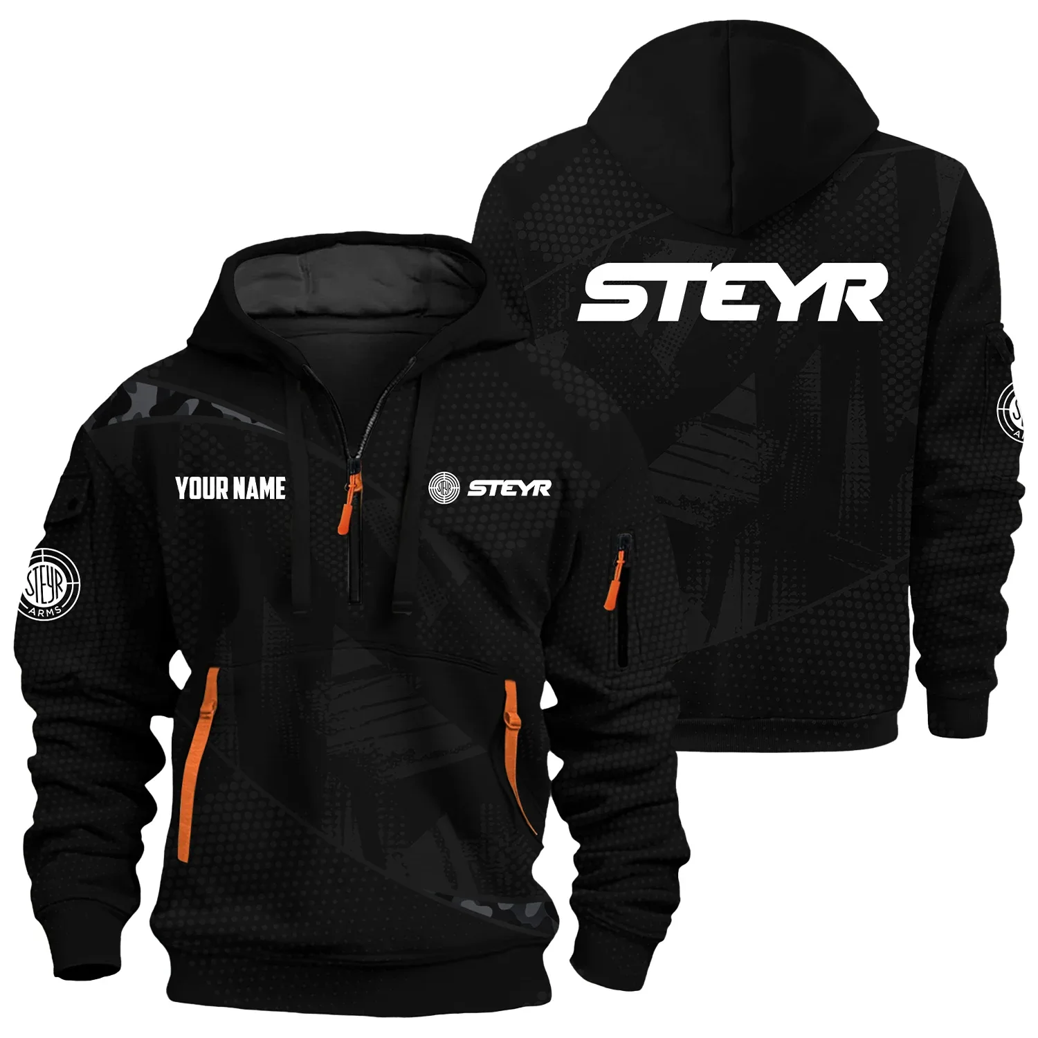 Steyr Exclusive Hoodie Half Zipper OUHU3DHHZ12STZ – Steyr Hoodie