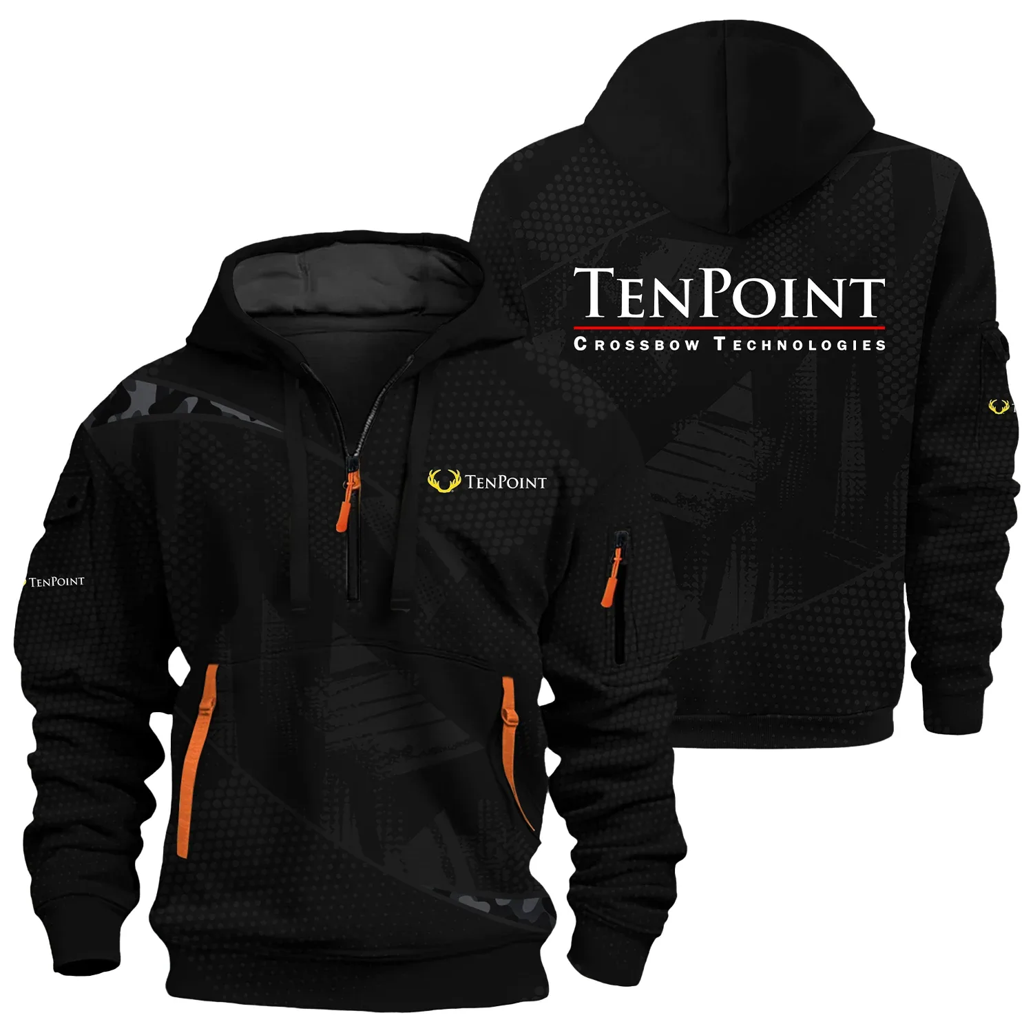 TenPoint Crossbow Exclusive Hoodie Half Zipper OUHU3DHHZ12TPZ – TenPoint Crossbow Hoodie