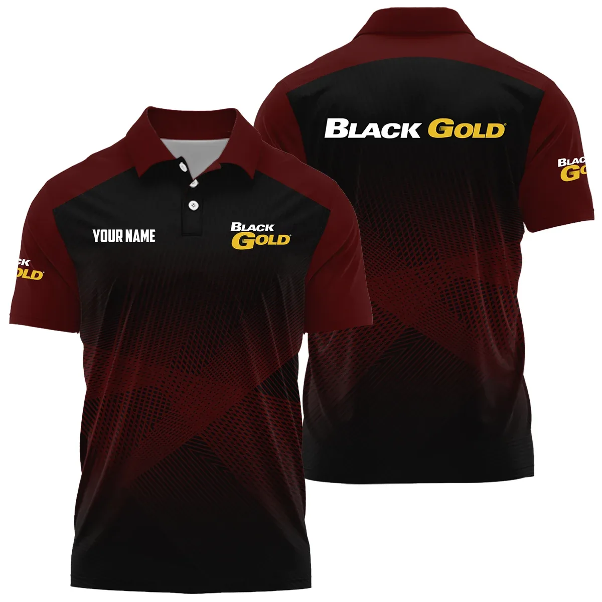 Black Gold Sights Exclusive Logo Polo Shirt OUHUPLTS081502BDZ – Black Gold Sights Polo Shirt