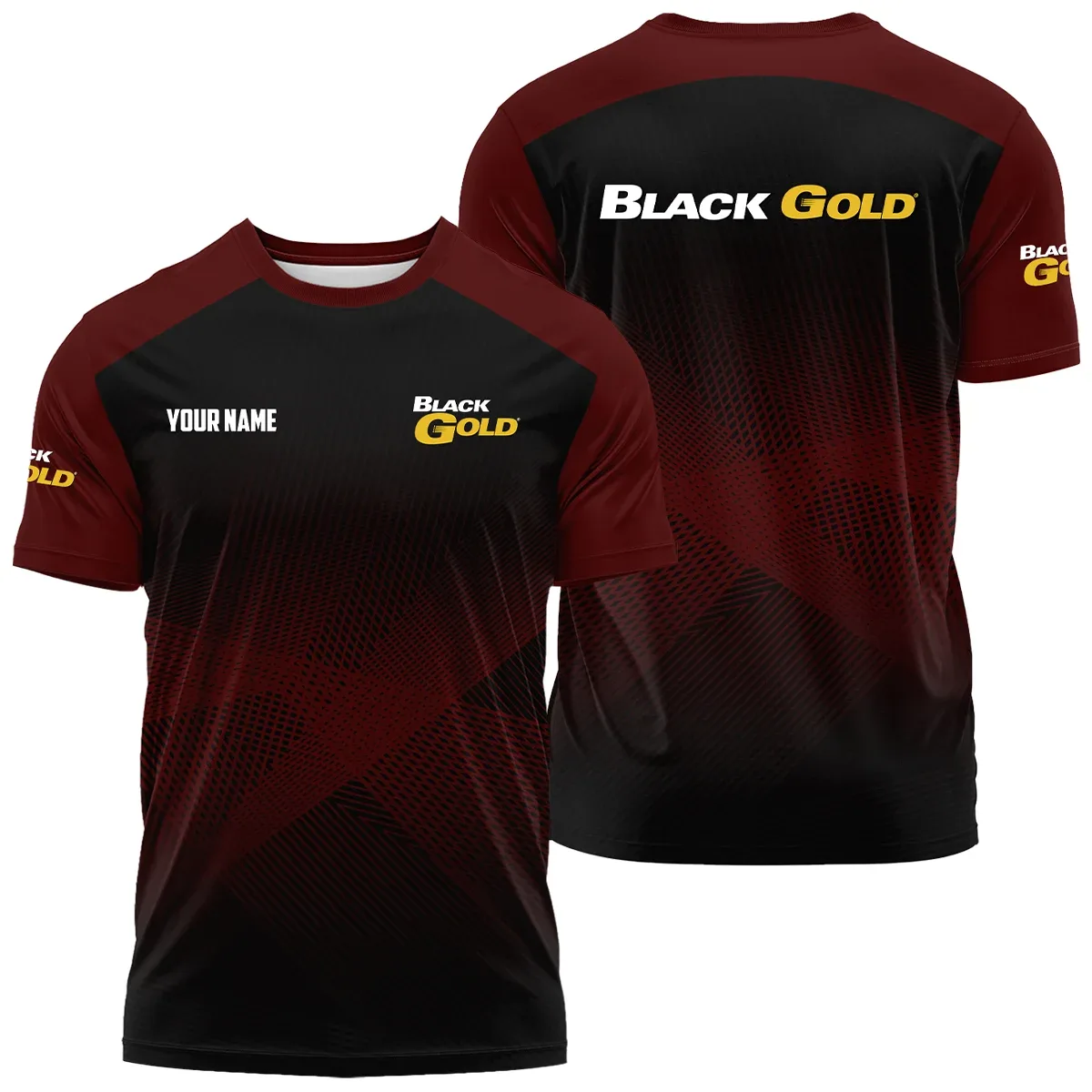 Black Gold Sights Exclusive Logo T-Shirt OUHUPLTS081502BDZ – Black Gold Sights T-Shirt