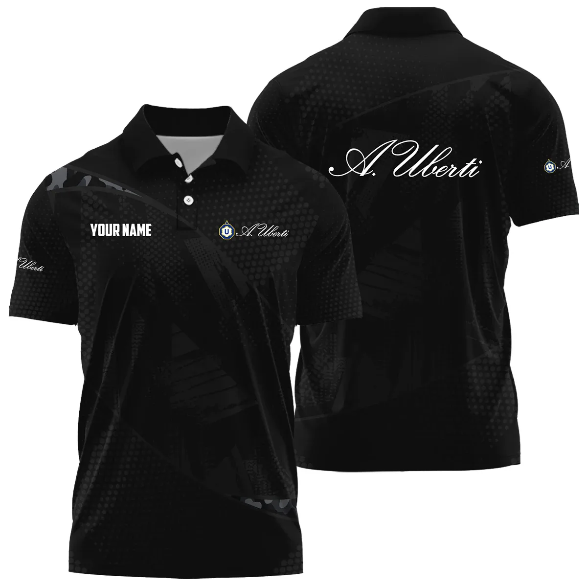 A.Uberti Exclusive Logo Polo Shirt OUHUPLTS081512AUZ – A.Uberti Polo Shirt