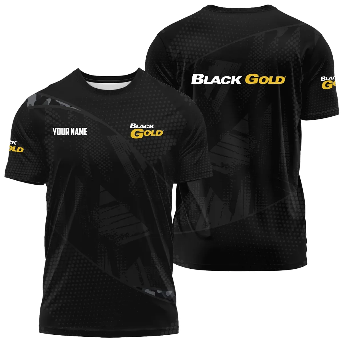 Black Gold Sights Exclusive Logo T-Shirt OUHUPLTS081512BDZ – Black Gold Sights T-Shirt