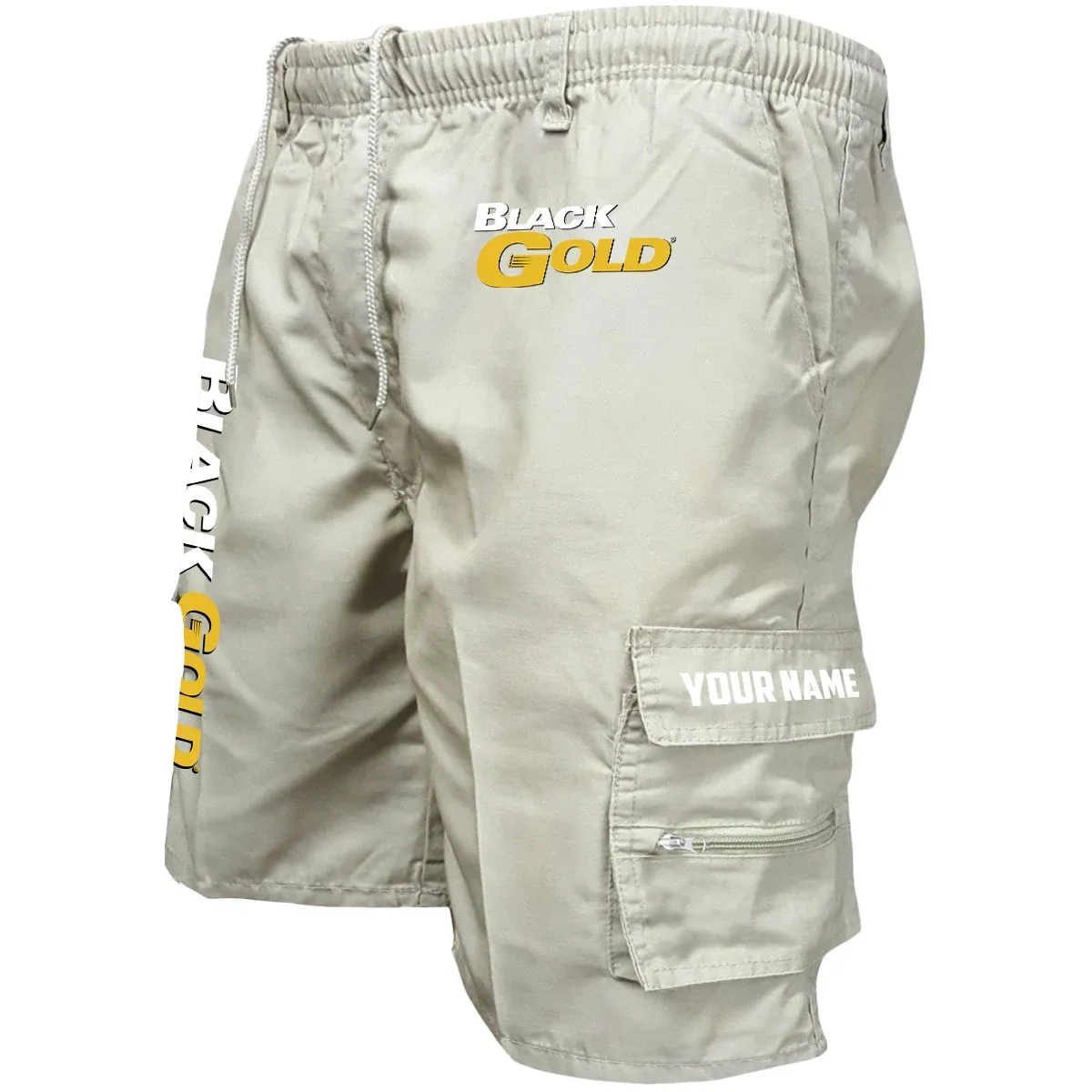 Black Gold Sights Exclusive Logo Workwear Casual Shorts OUHUWCS0815BDZ – Black Gold Sights Shorts