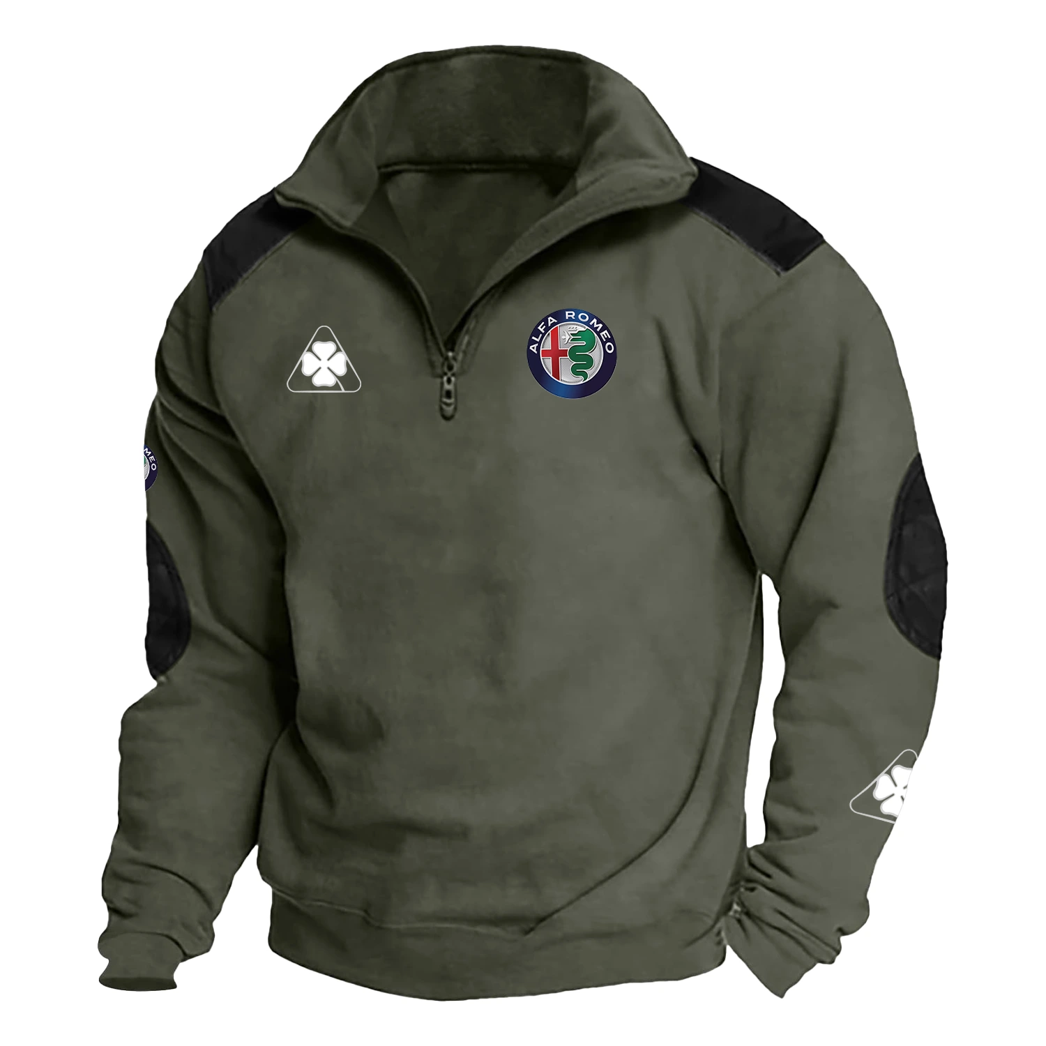 Alfa Romeo Giulia Quadrifoglio Exclusive Logo Tactical Quarter-Zip Sweatshirt HTSCSAFGQO – Alfa Romeo Giulia Quadrifoglio Sweatshirt