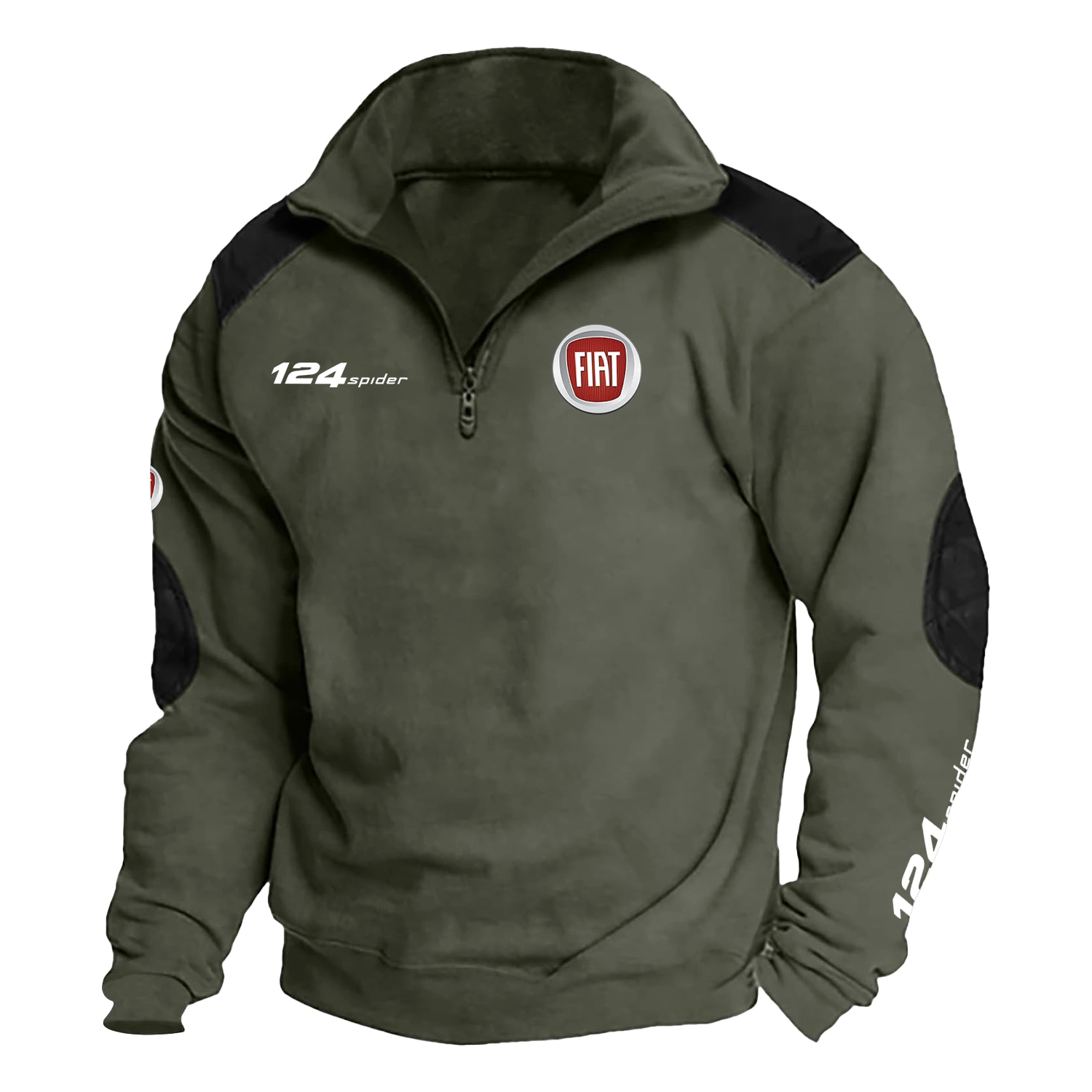Fiat 124 Spider  Exclusive Logo Tactical Quarter-Zip Sweatshirt HTSCSFTSPI – Fiat 124 Spider  Sweatshirt