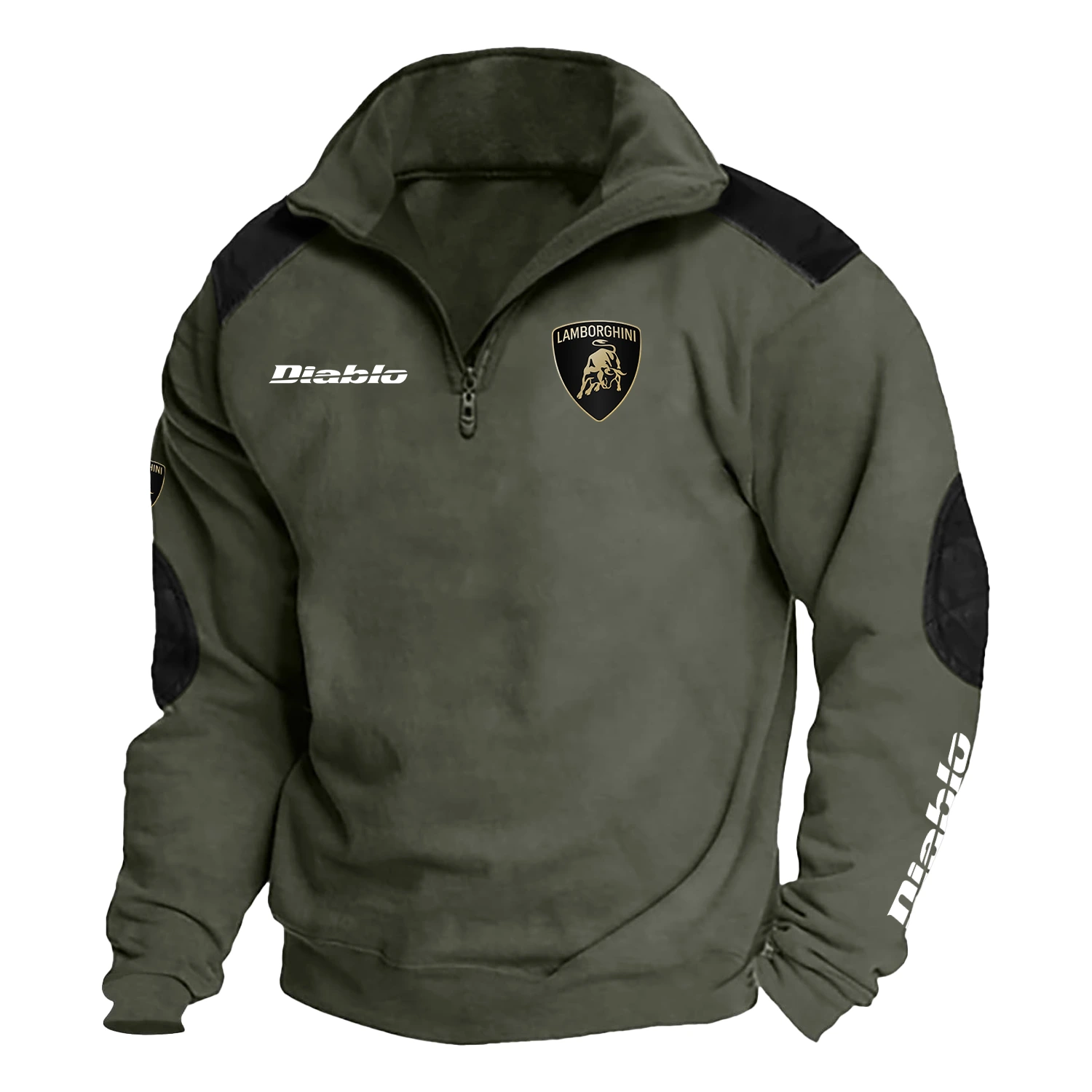 Lamborghini Diablo Exclusive Logo Tactical Quarter-Zip Sweatshirt HTSCSLBGDIA – Lamborghini Diablo Sweatshirt Lamborghini Diablo Exclusive Logo Tactical Quarter-Zip Sweatshirt HTSCSLBGDIA – Lamborghini Diablo Sweatshirt