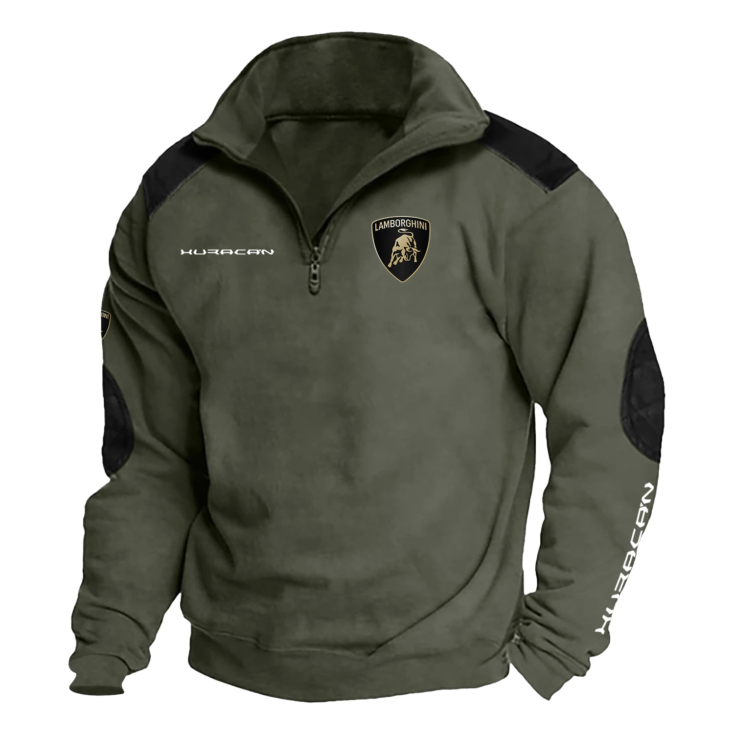 Lamborghini Huracan   Exclusive Logo Tactical Quarter-Zip Sweatshirt HTSCSLBGHUR – Lamborghini Huracan   Sweatshirt