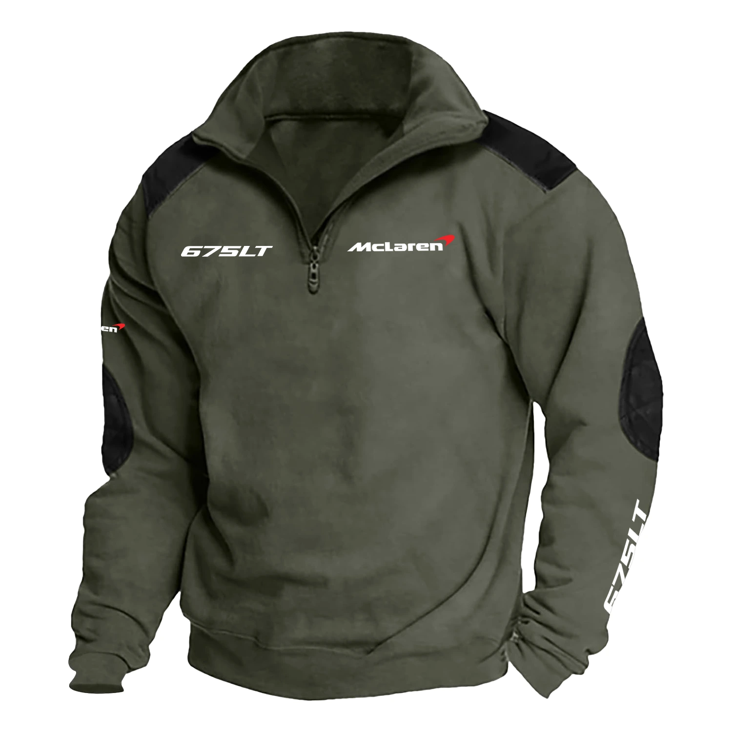 McLaren 675LT Exclusive Logo Tactical Quarter-Zip Sweatshirt HTSCSMcL675 – McLaren 675LT Sweatshirt McLaren 675LT Exclusive Logo Tactical Quarter-Zip Sweatshirt HTSCSMcL675 – McLaren 675LT Sweatshirt