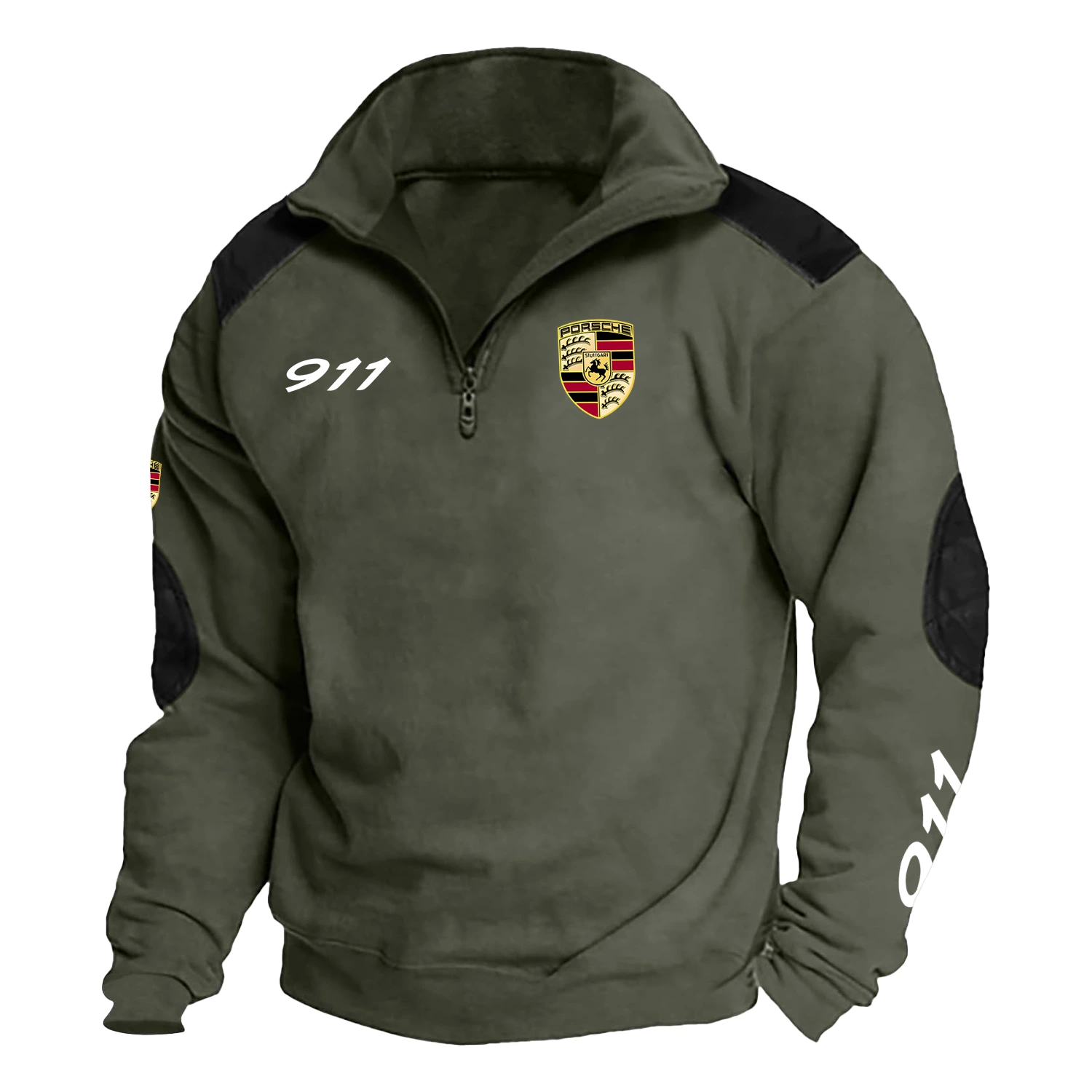 Porsche 911   Exclusive Logo Tactical Quarter-Zip Sweatshirt HTSCSPOS911 – Porsche 911   Sweatshirt