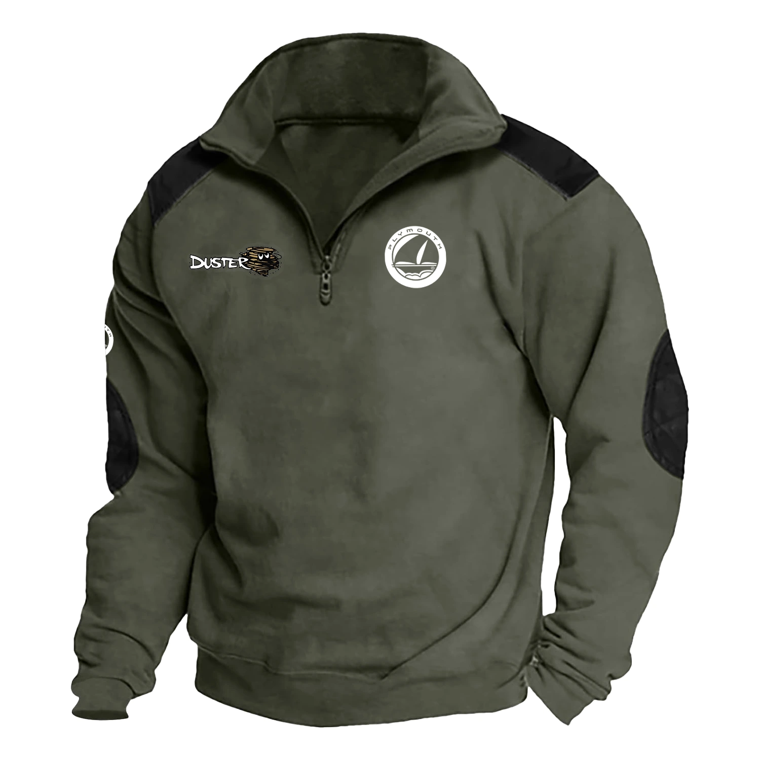 Plymouth Duster   Exclusive Logo Tactical Quarter-Zip Sweatshirt HTSCSPYDUS – Plymouth Duster   Sweatshirt